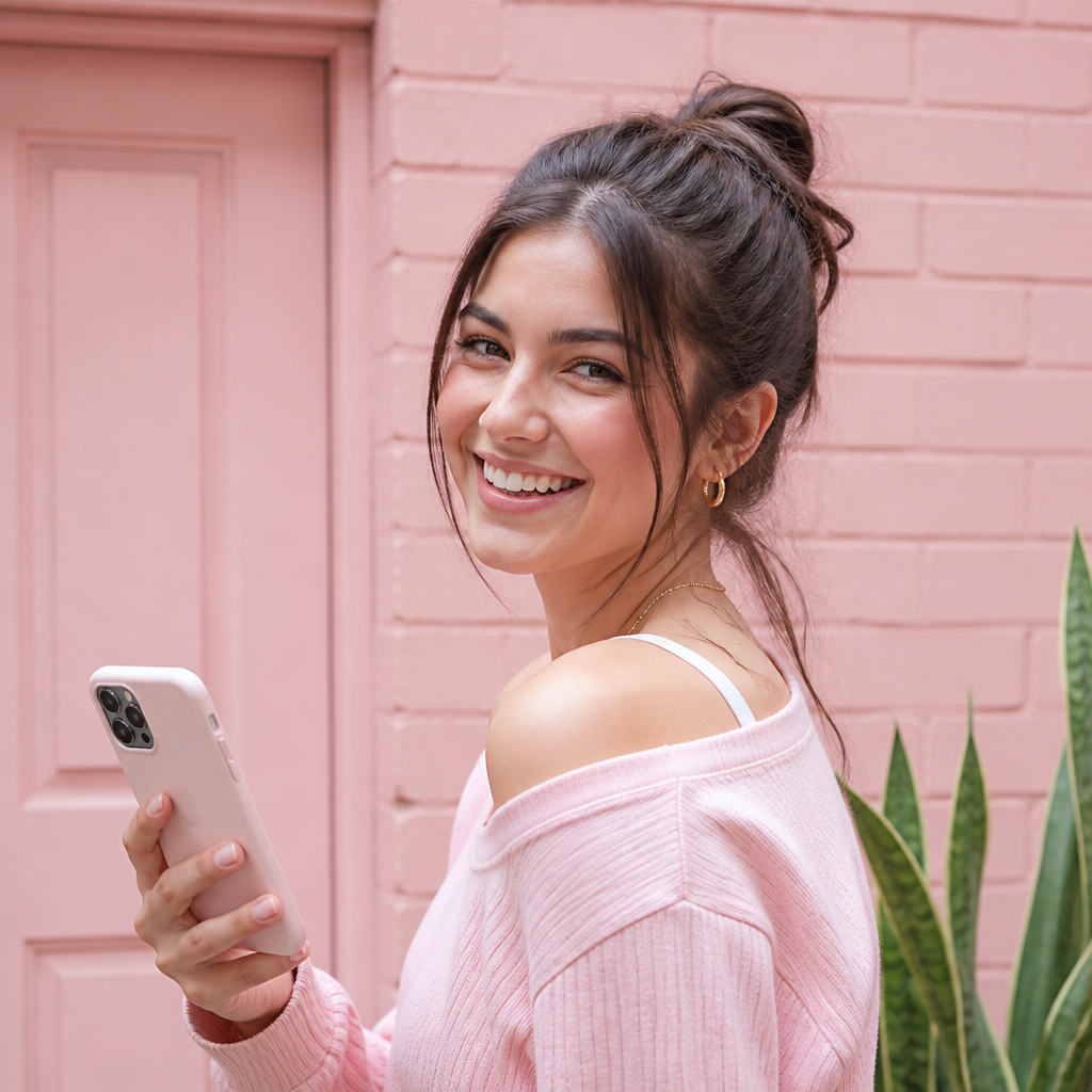 Smiling person