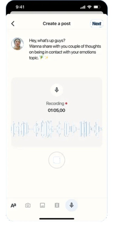 A voice that's truly heard.